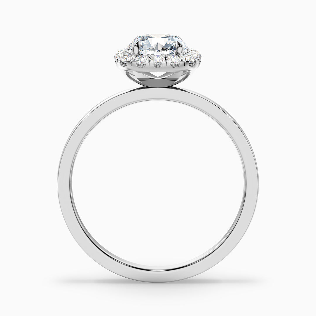 Sahana Round Cut Halo Lab Grown Diamond Ring