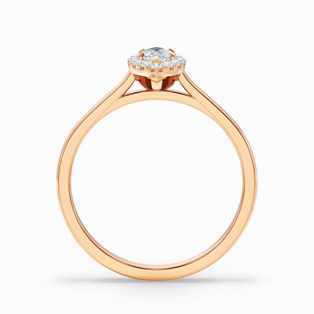 Arya Marquise Halo Lab Grown Diamond Ring