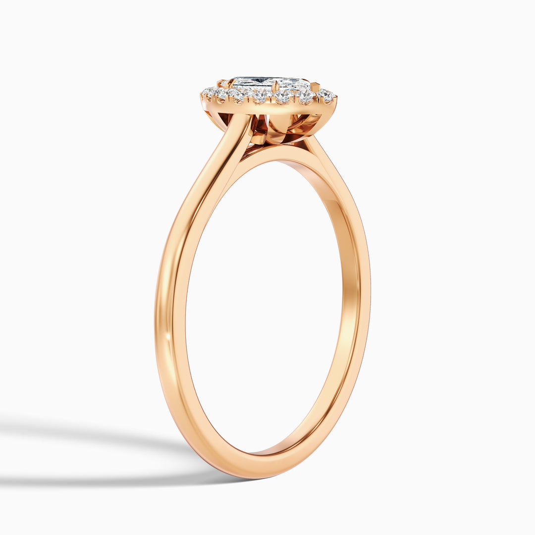 Arya Marquise Halo Lab Grown Diamond Ring