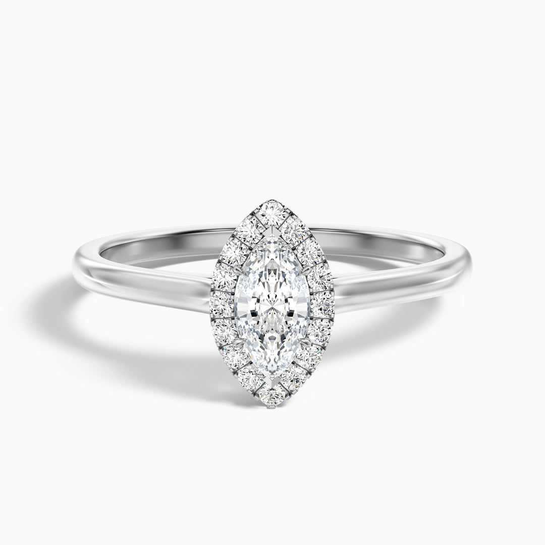 Arya Marquise Halo Lab Grown Diamond Ring