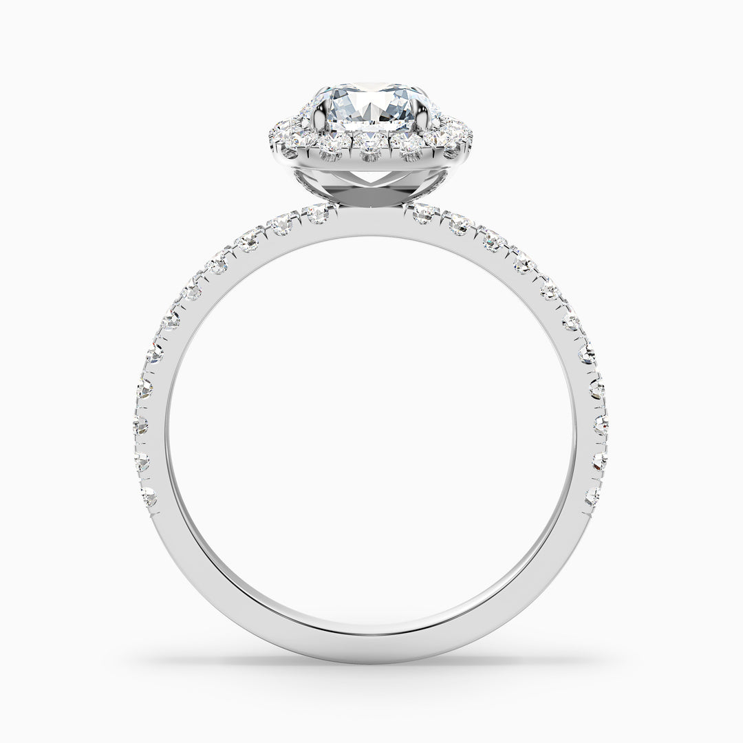 Jennifer Round Cut Halo Pave Lab Grown Diamond Ring