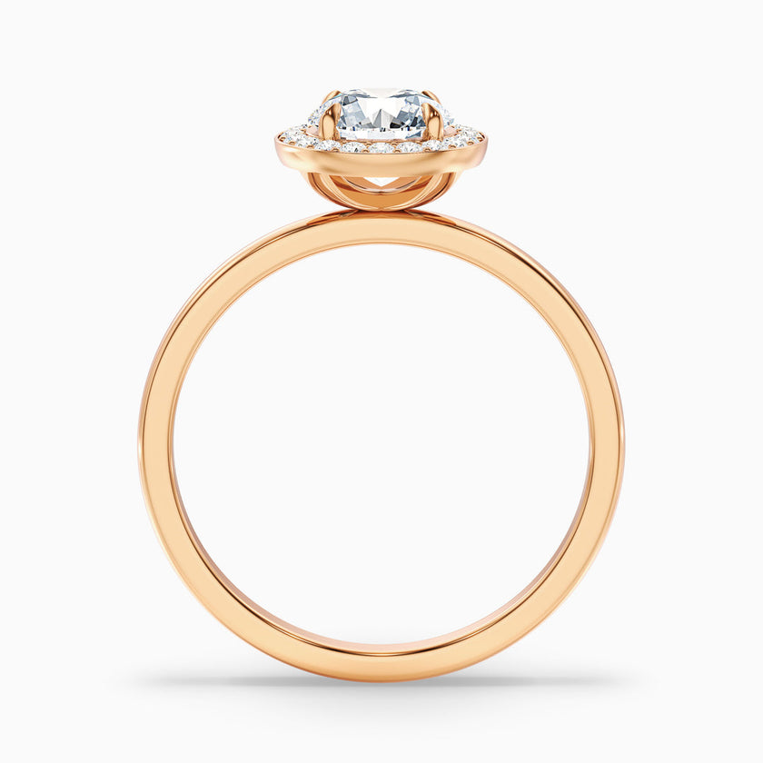 Rohini Round Halo Lab Grown Diamond Ring
