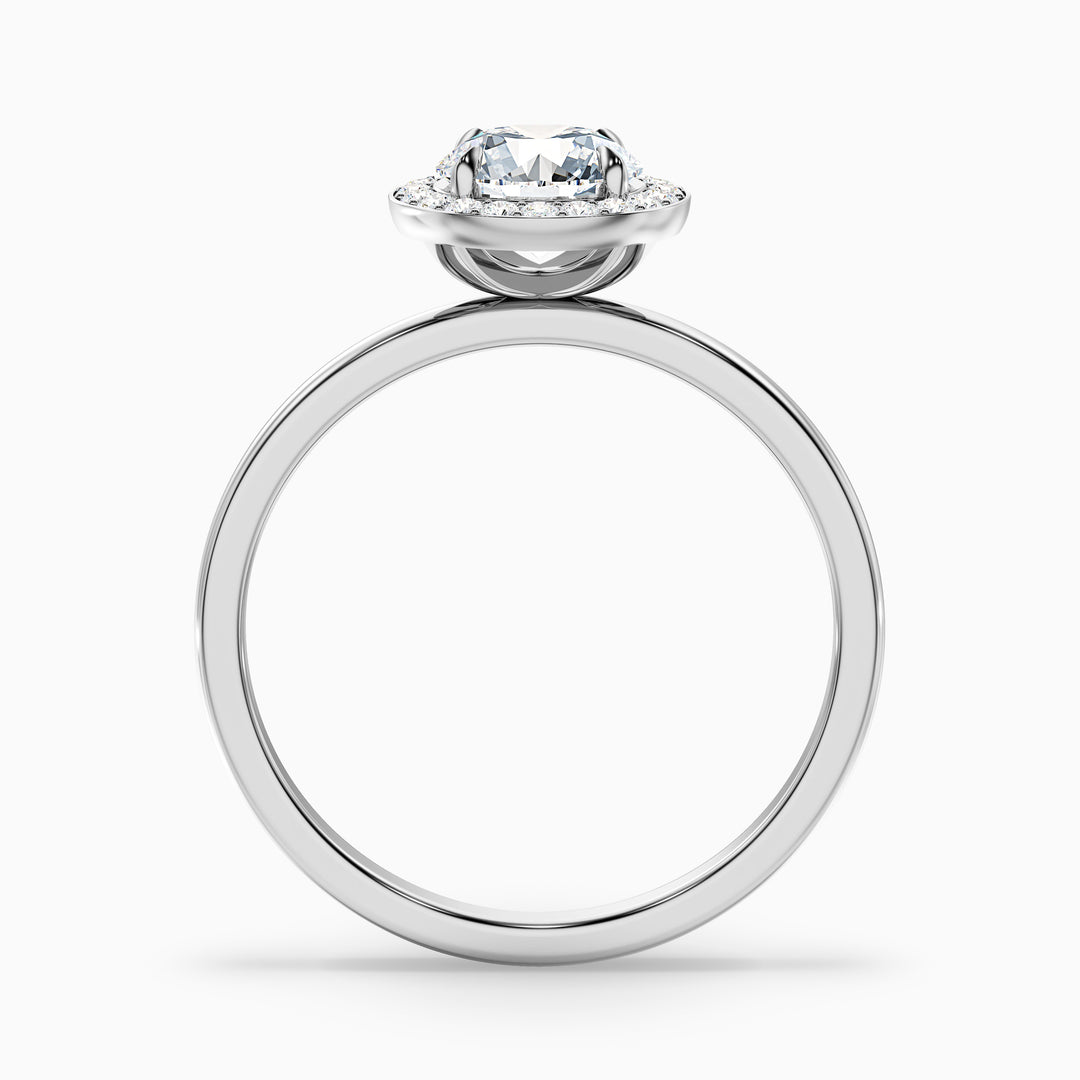 Rohini Round Halo Lab Grown Diamond Ring