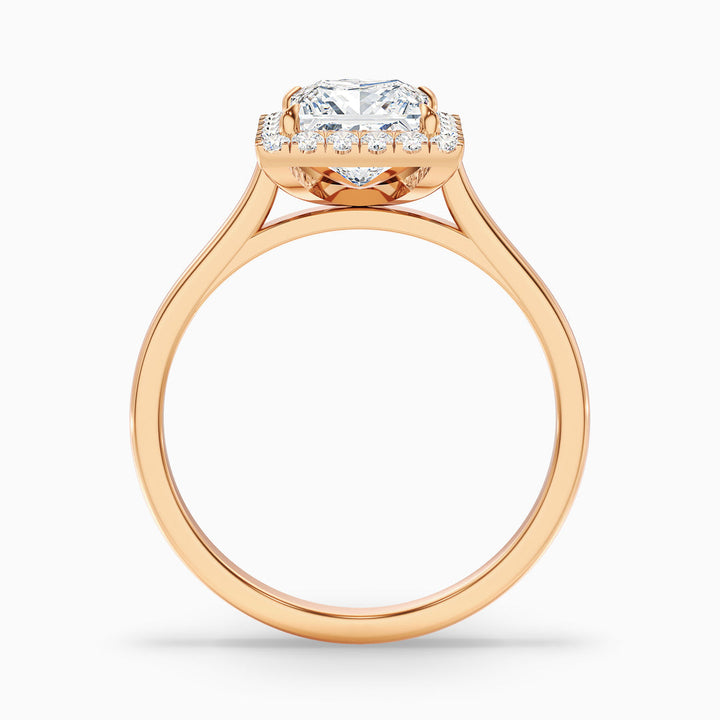 Aisha Princess Cut Halo Lab Grown Diamond Ring
