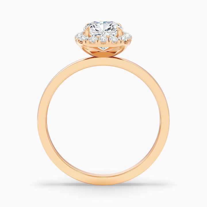 Ishq Cushion Cut Halo Lab Grown Diamond Ring