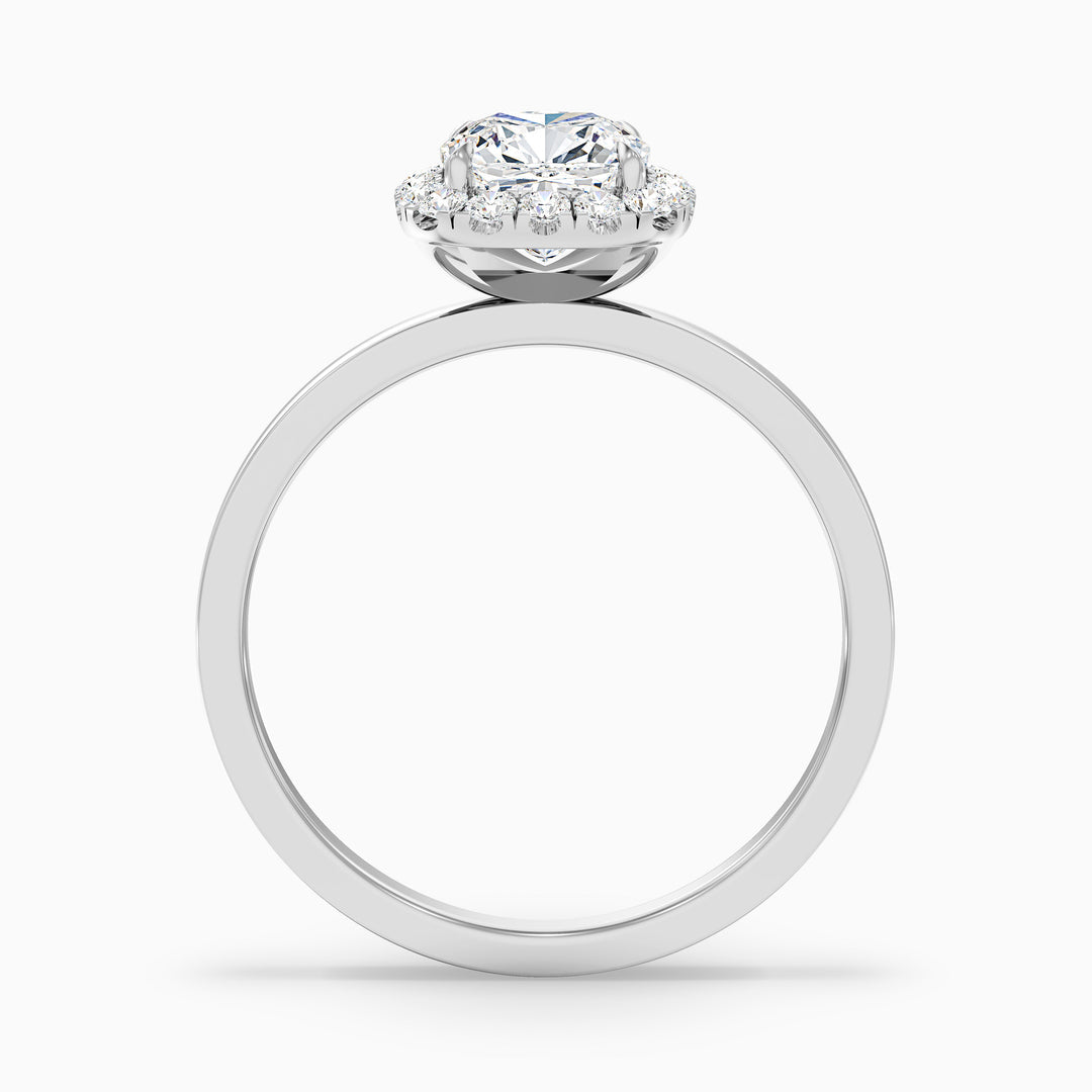 Ishq Cushion Cut Halo Lab Grown Diamond Ring