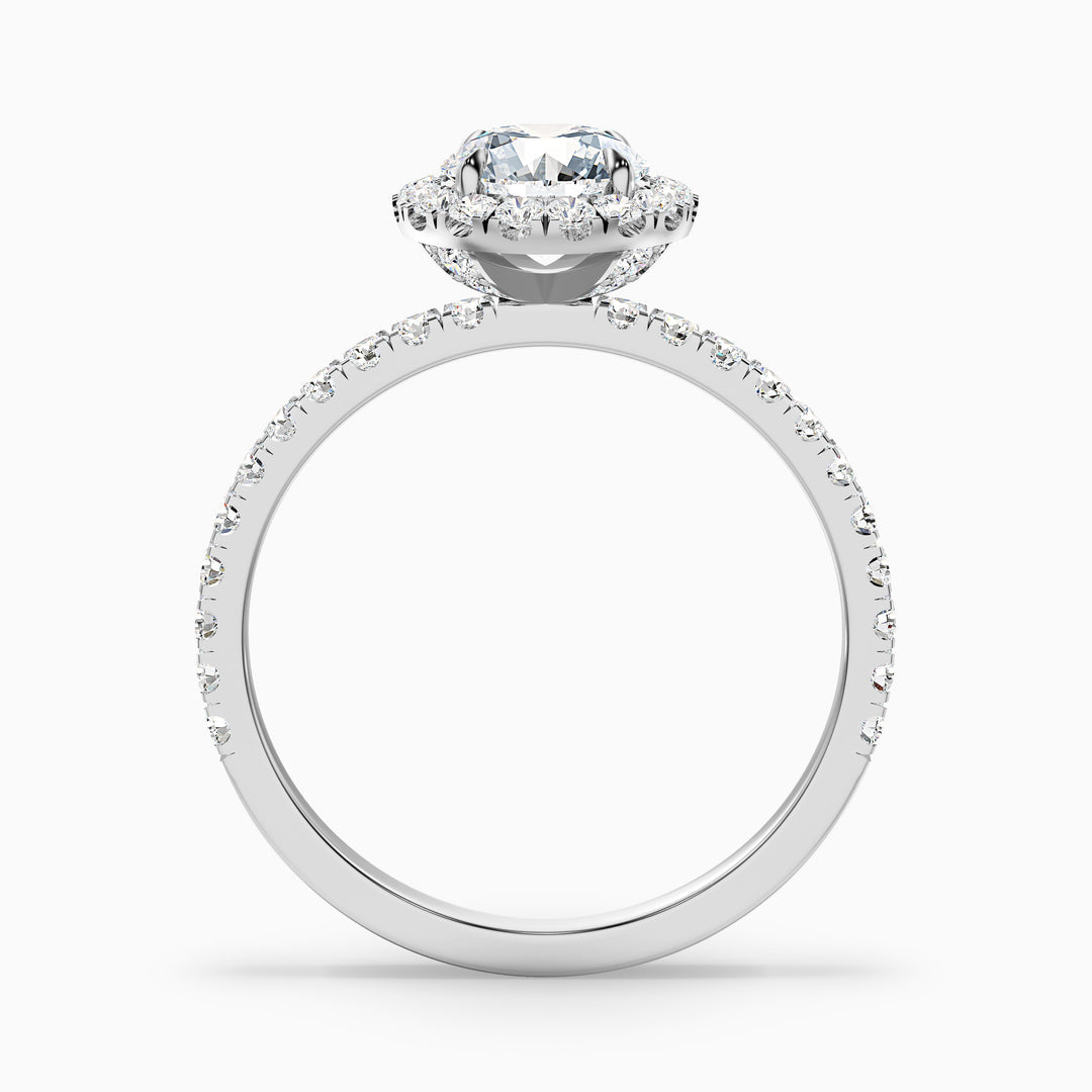 Treya Round Cut Halo Lab Grown Diamond Ring