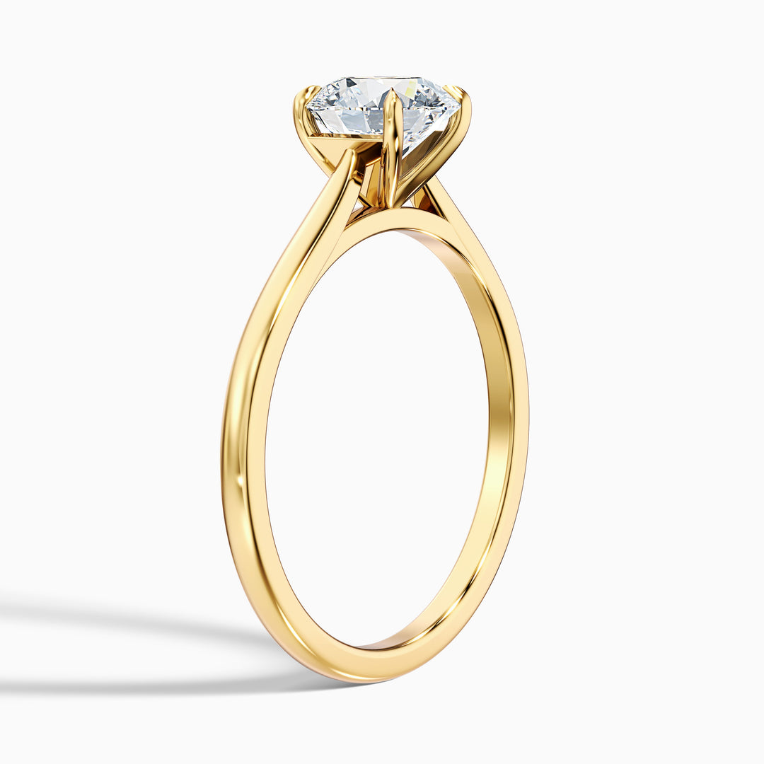 Isabella Round Solitaire Lab Grown Diamond Ring