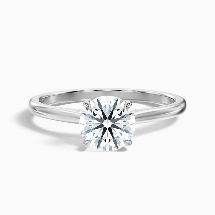 Isabella Round Solitaire Lab Grown Diamond Ring