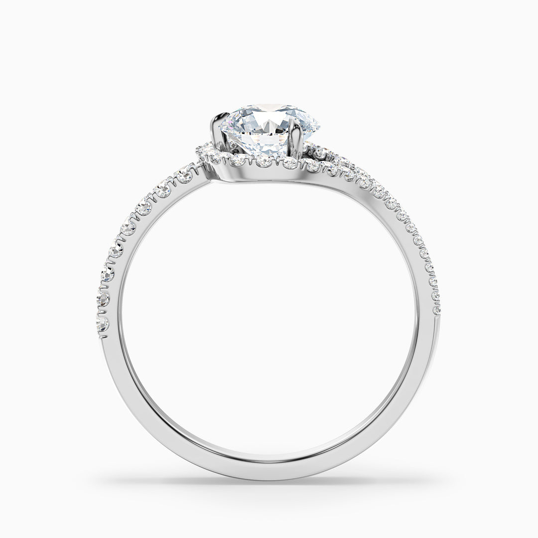 Orane Round Halo Pave Lab Grown Engagement Ring