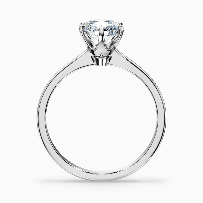 Sarah Round Solitaire Lab Grown Engagement Ring