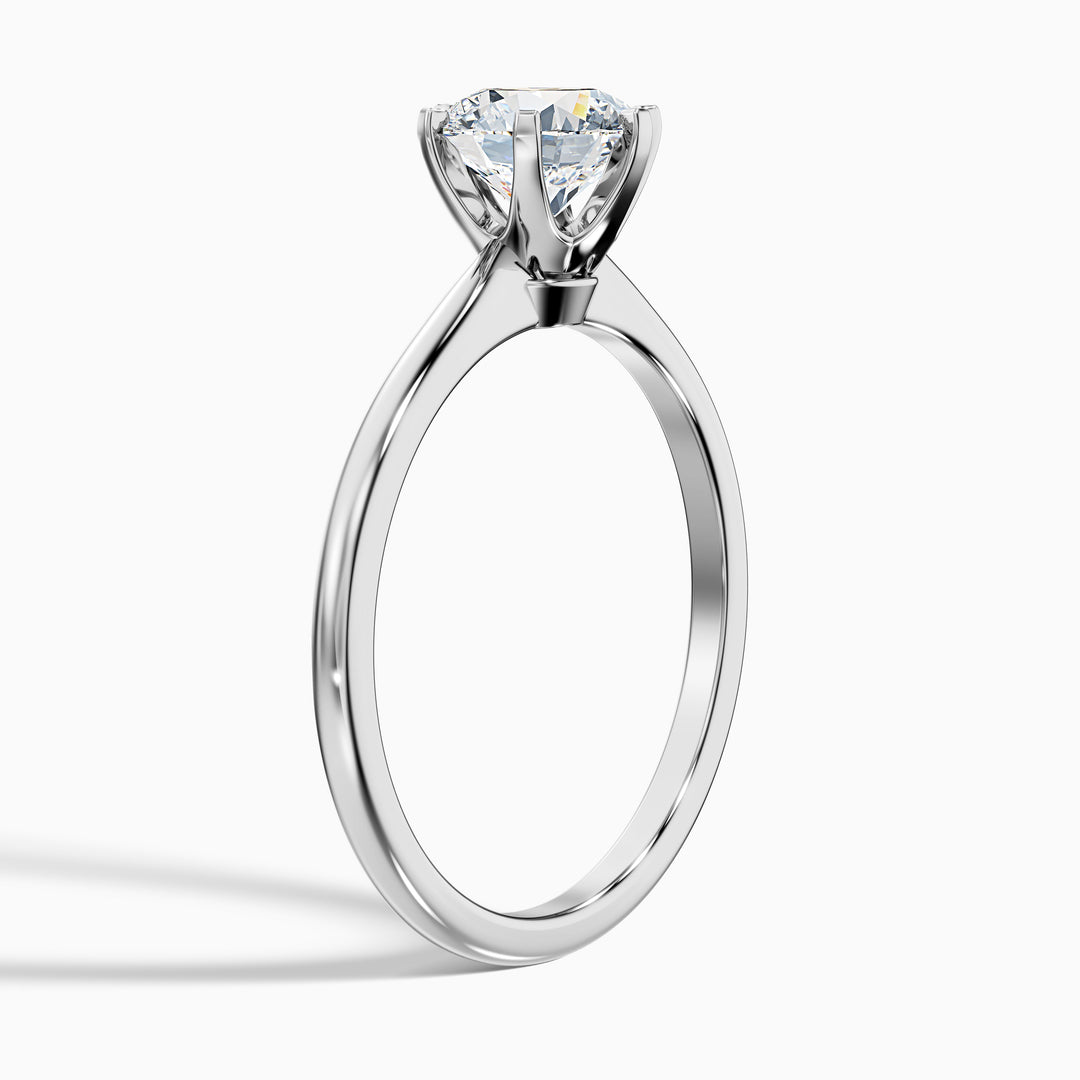 Sarah Round Solitaire Lab Grown Engagement Ring
