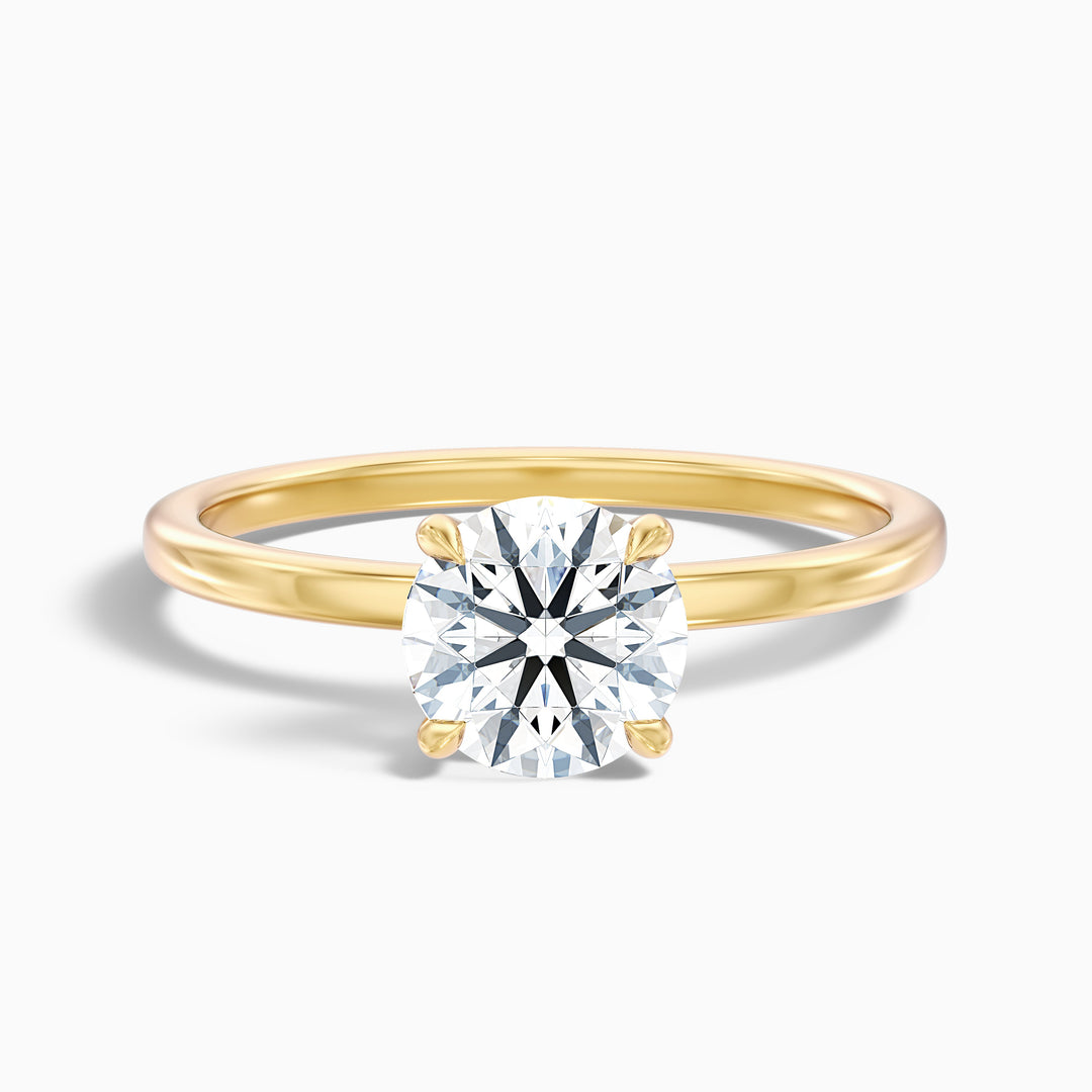 Chloe Round Cut Solitaire Lab Grown Engagement Ring