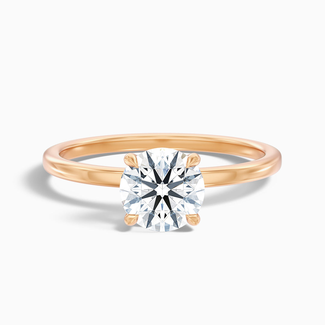 Chloe Round Cut Solitaire Lab Grown Engagement Ring