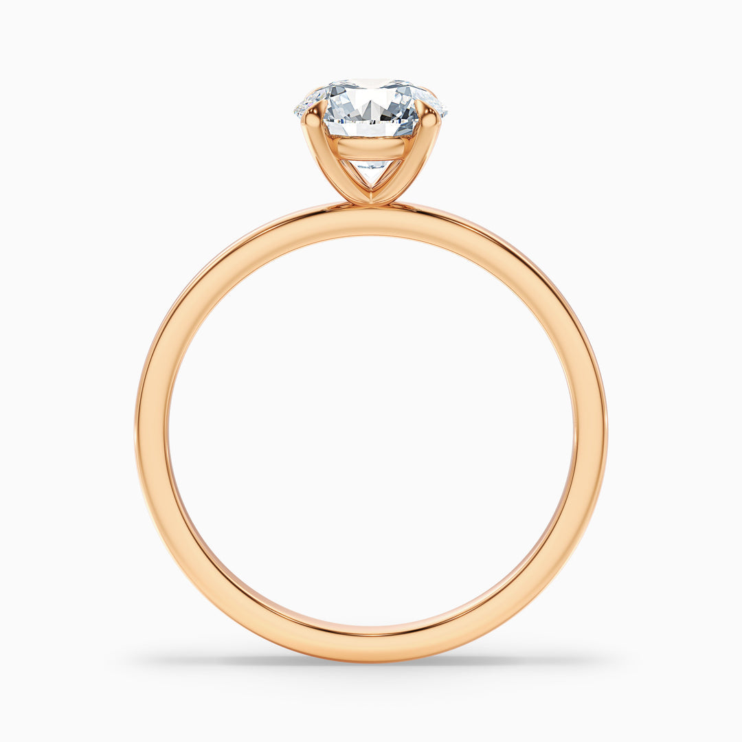 Chloe Round Cut Solitaire Lab Grown Engagement Ring
