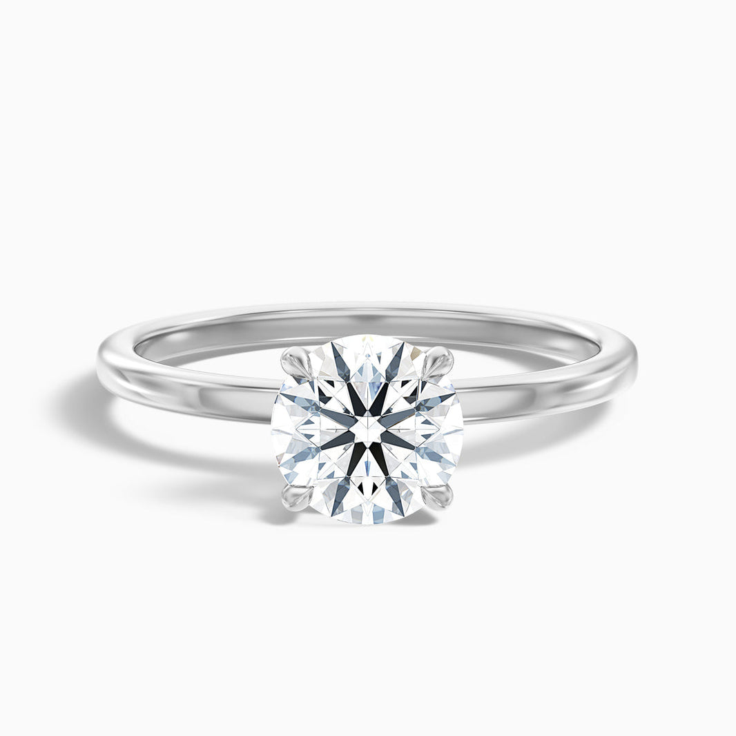 Chloe Round Cut Solitaire Lab Grown Engagement Ring