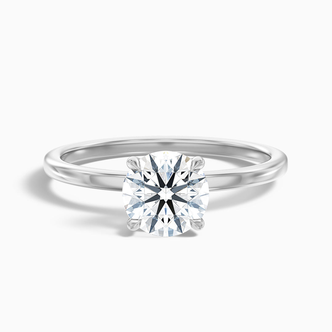 Chloe Round Cut Solitaire Lab Grown Engagement Ring