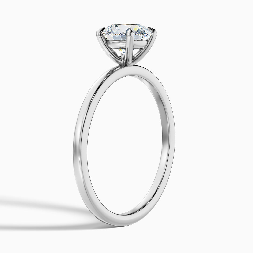 Chloe Round Cut Solitaire Lab Grown Engagement Ring