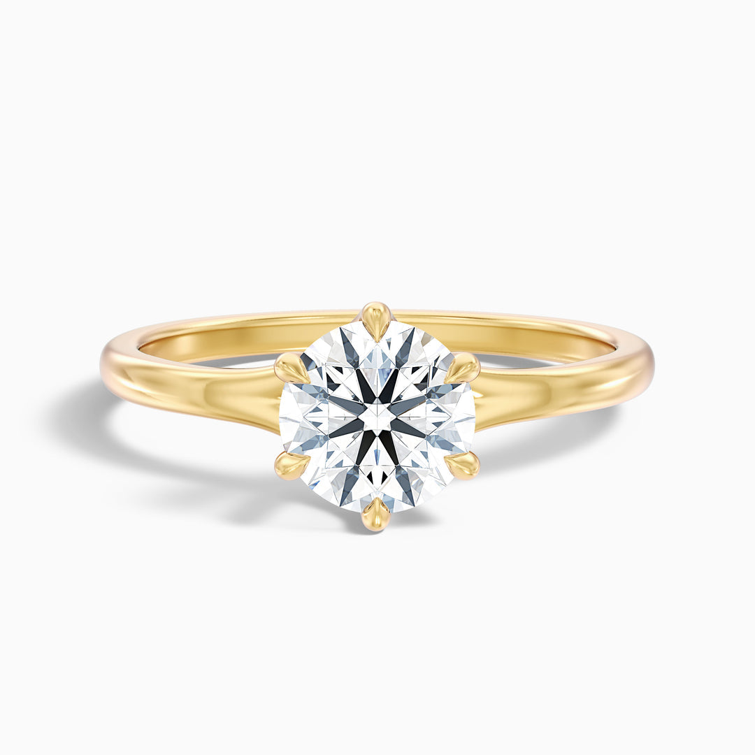 Avian Round Solitaire Lab Grown Engagement Ring