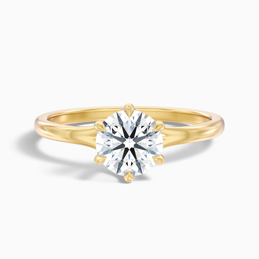 Avian Round Solitaire Lab Grown Engagement Ring