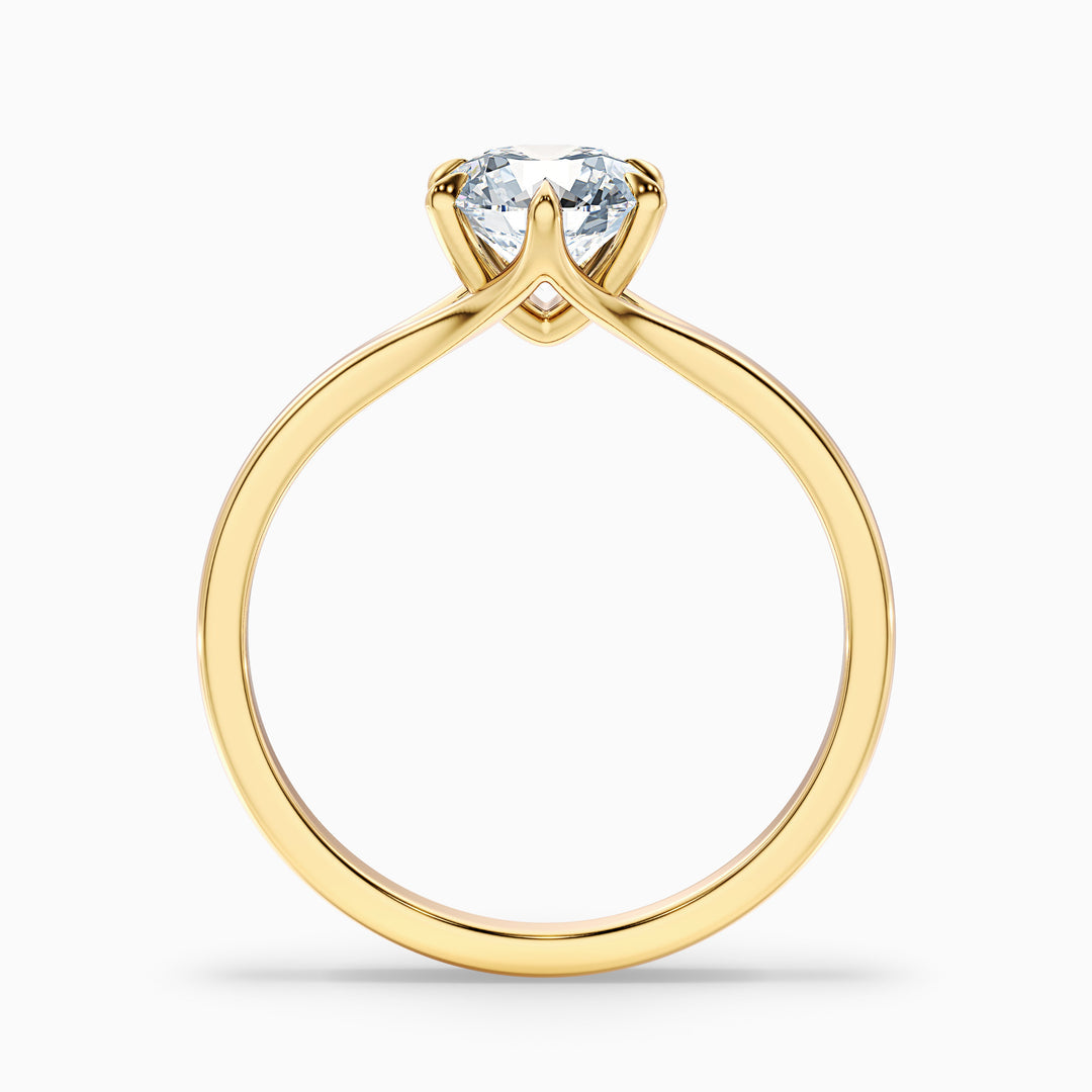 Avian Round Solitaire Lab Grown Engagement Ring