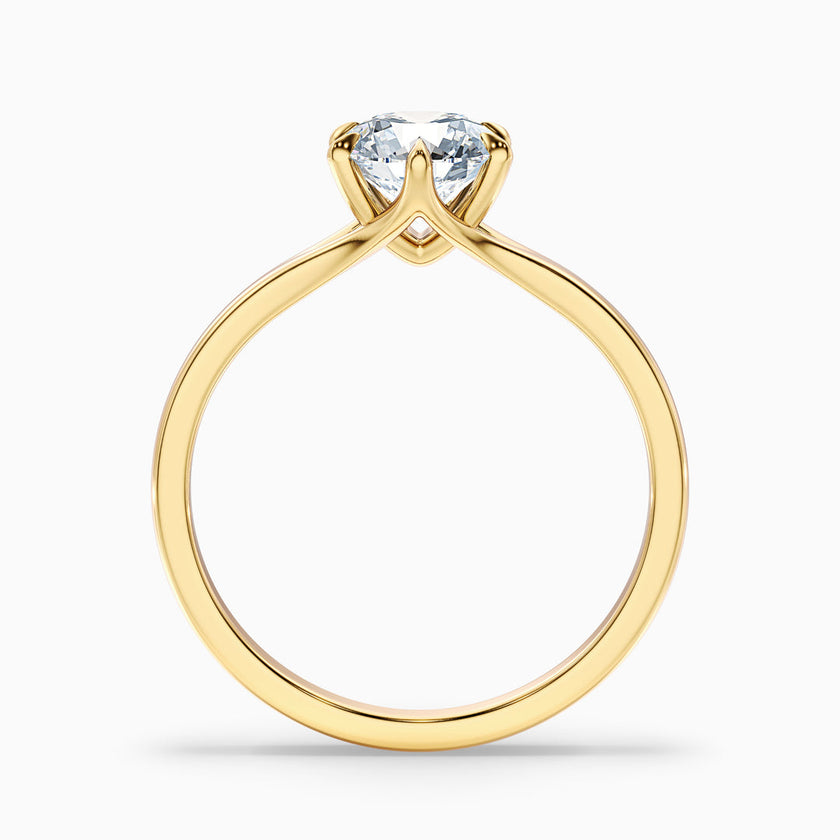 Avian Round Solitaire Lab Grown Engagement Ring