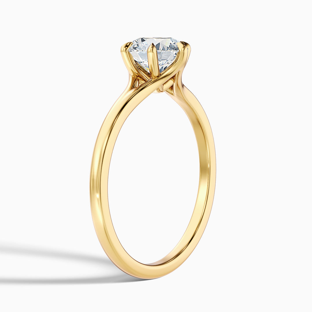 Avian Round Solitaire Lab Grown Engagement Ring