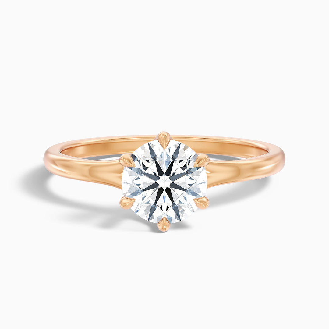 Avian Round Solitaire Lab Grown Engagement Ring