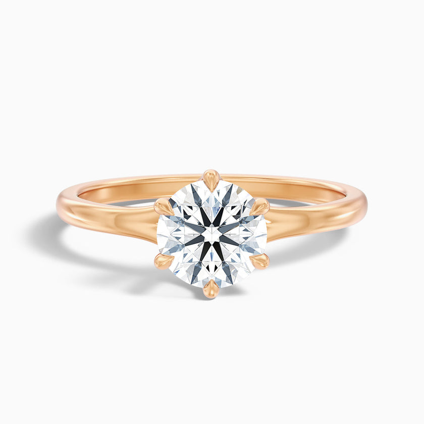 Avian Round Solitaire Lab Grown Engagement Ring