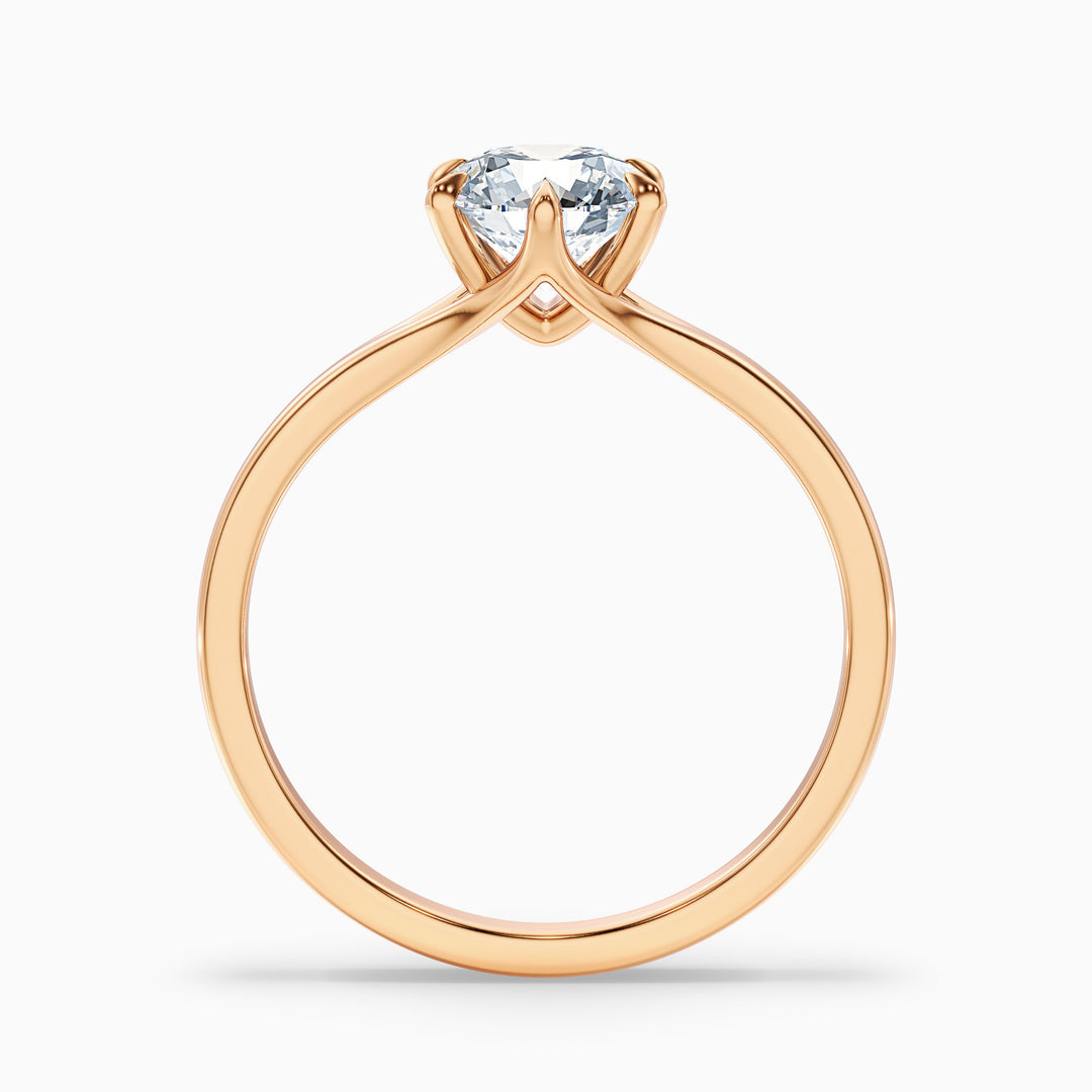Avian Round Solitaire Lab Grown Engagement Ring