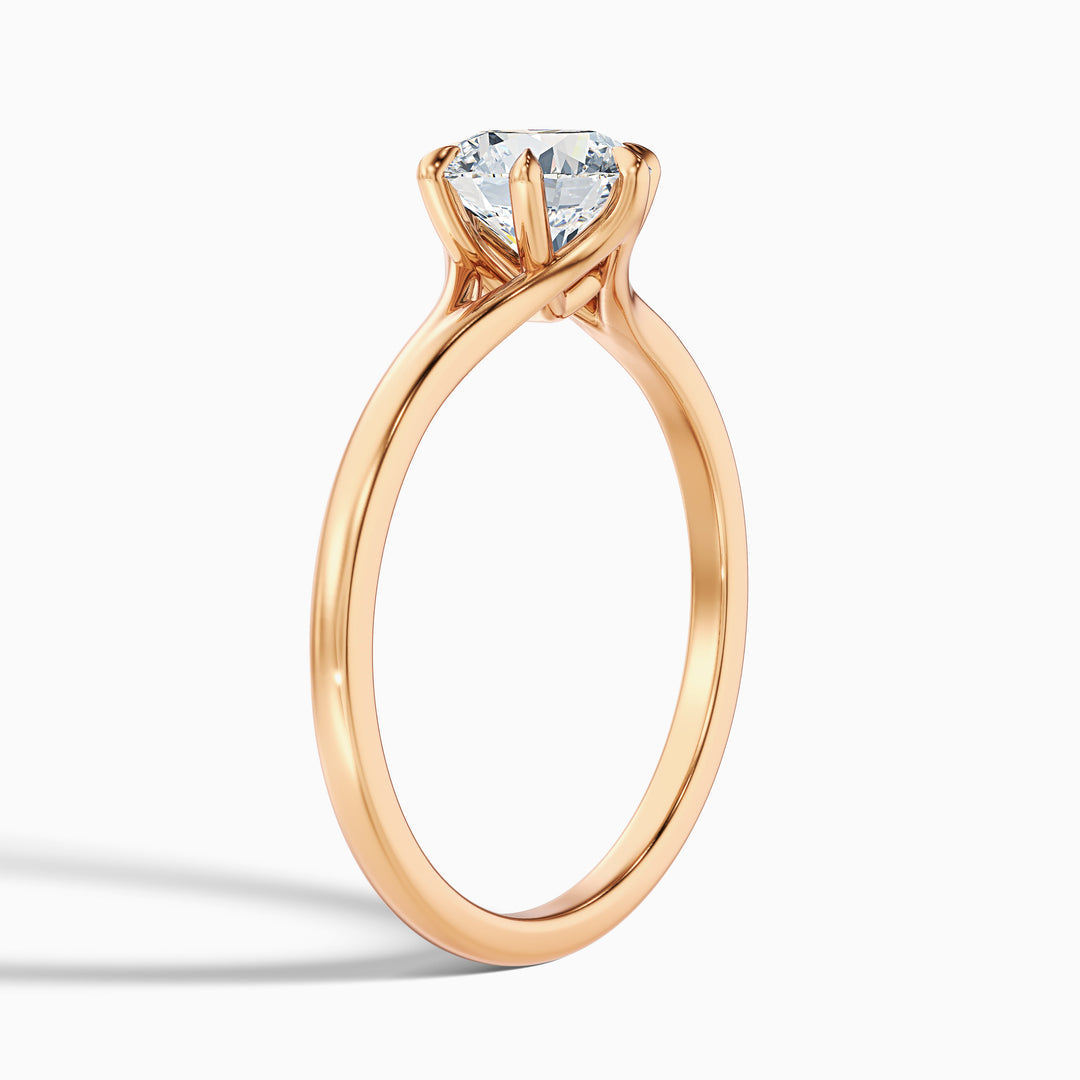 Avian Round Solitaire Lab Grown Engagement Ring