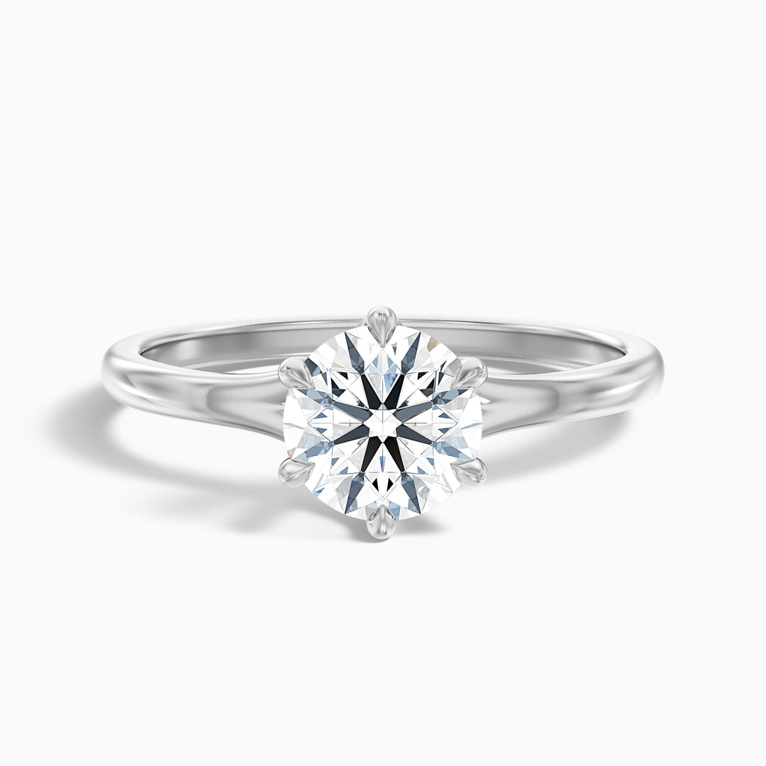 Avian Round Solitaire Lab Grown Engagement Ring