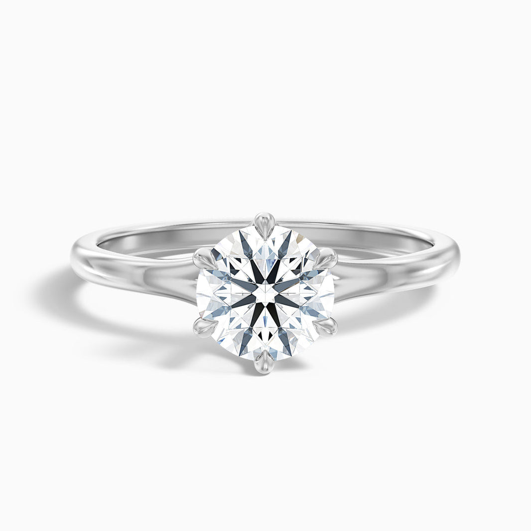 Avian Round Solitaire Lab Grown Engagement Ring