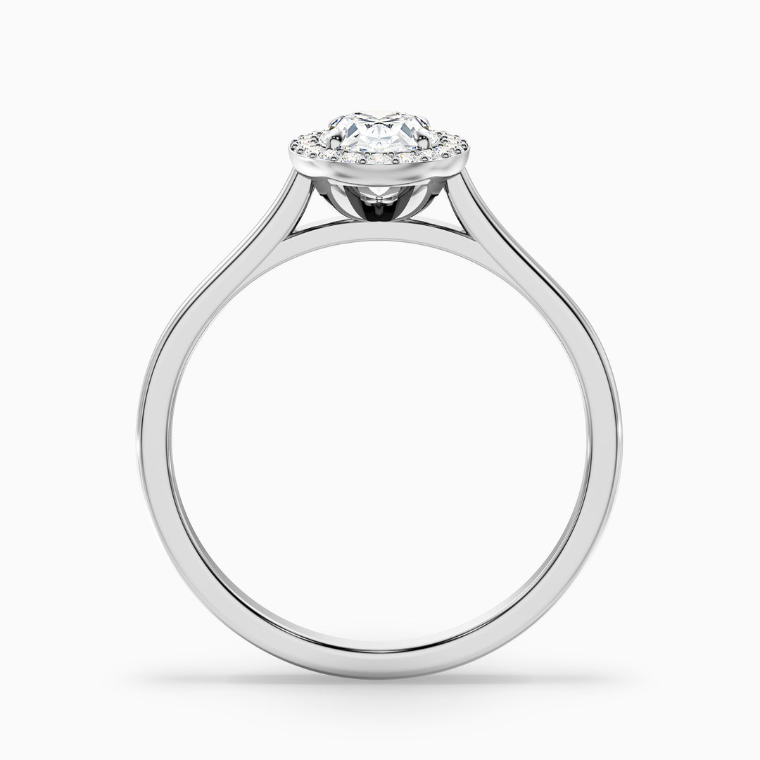Gabriela Oval Cut Halo Lab Grown Engagement Ring