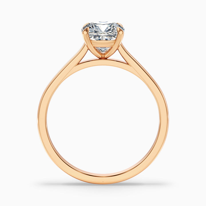 Vera Cushion Cut Solitaire Lab Grown Engagement Ring