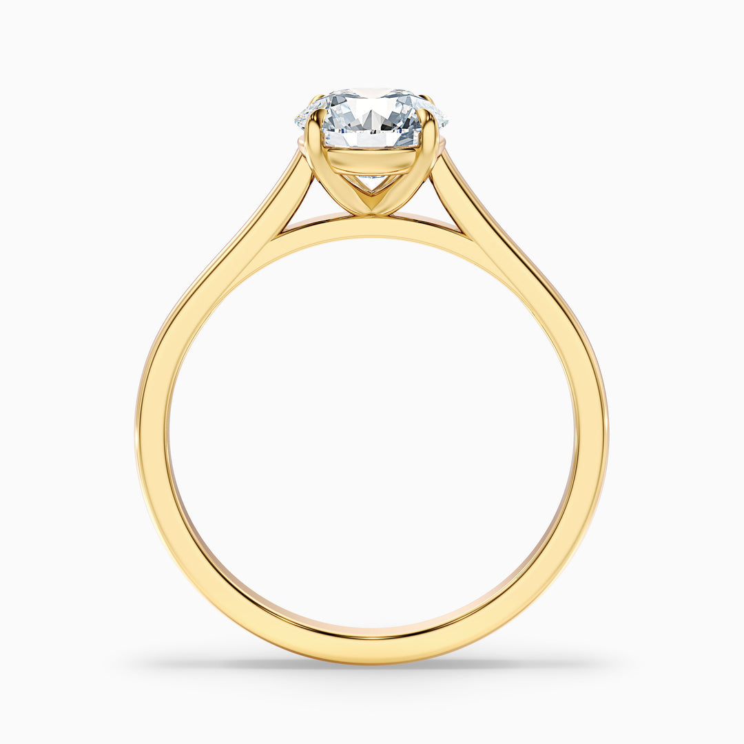Ava Round Cut Solitaire Lab Grown Engagement Ring
