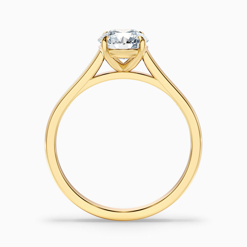 Ava Round Cut Solitaire Lab Grown Engagement Ring