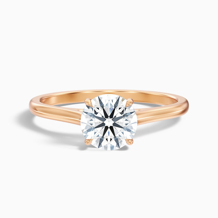 Ava Round Cut Solitaire Lab Grown Engagement Ring