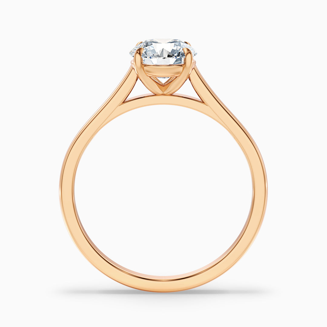 Ava Round Cut Solitaire Lab Grown Engagement Ring