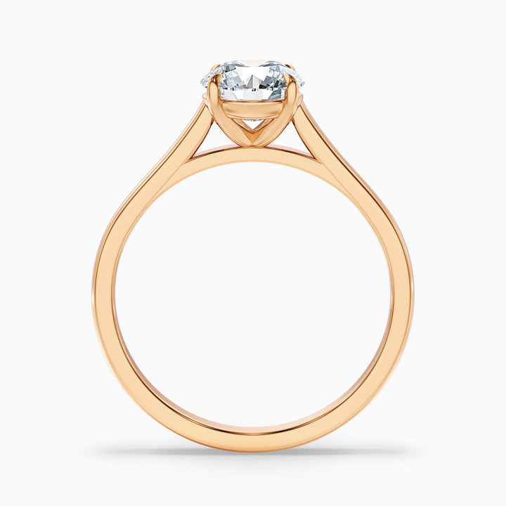 Ava Round Cut Solitaire Lab Grown Engagement Ring