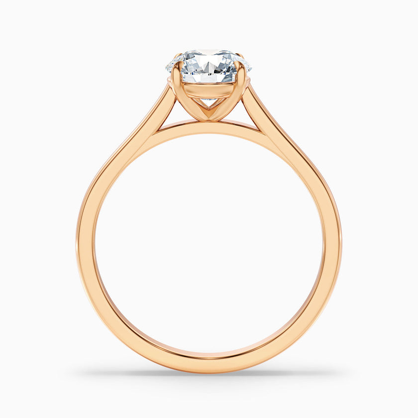 Ava Round Cut Solitaire Lab Grown Engagement Ring