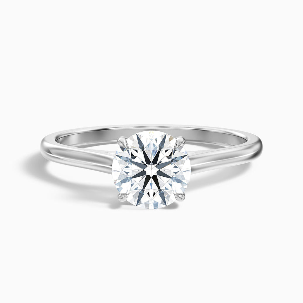 Ava Round Cut Solitaire Lab Grown Engagement Ring