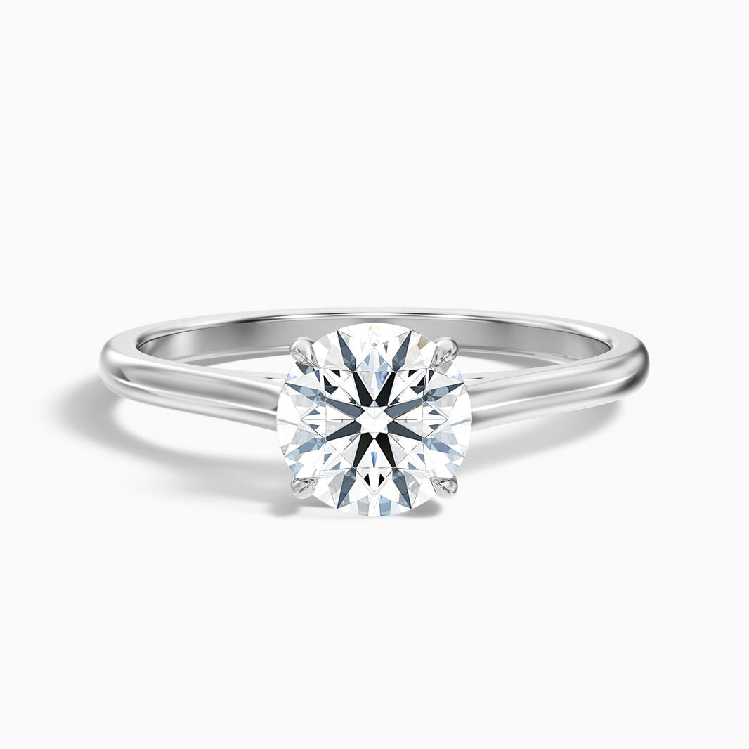 Ava Round Cut Solitaire Lab Grown Engagement Ring