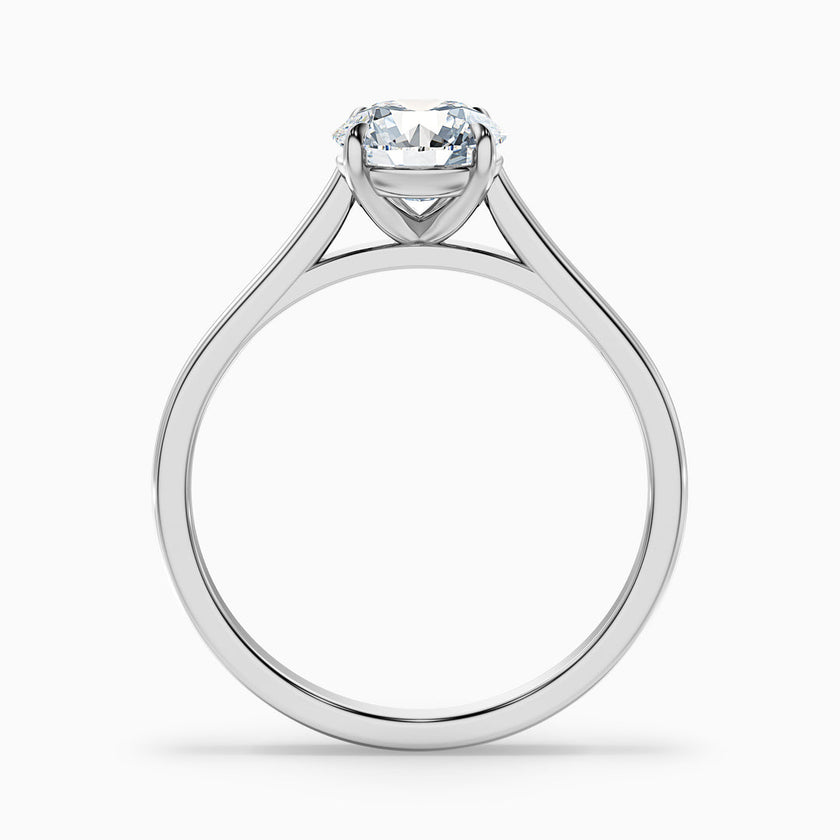 Ava Round Cut Solitaire Lab Grown Engagement Ring
