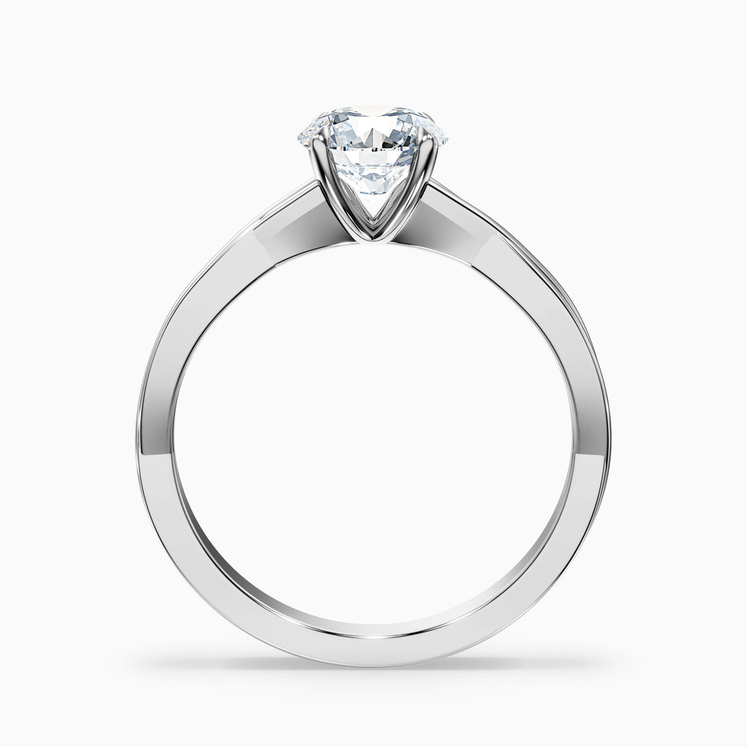 Joon Round Solitaire Twisted Band Lab Grown Engagement Ring