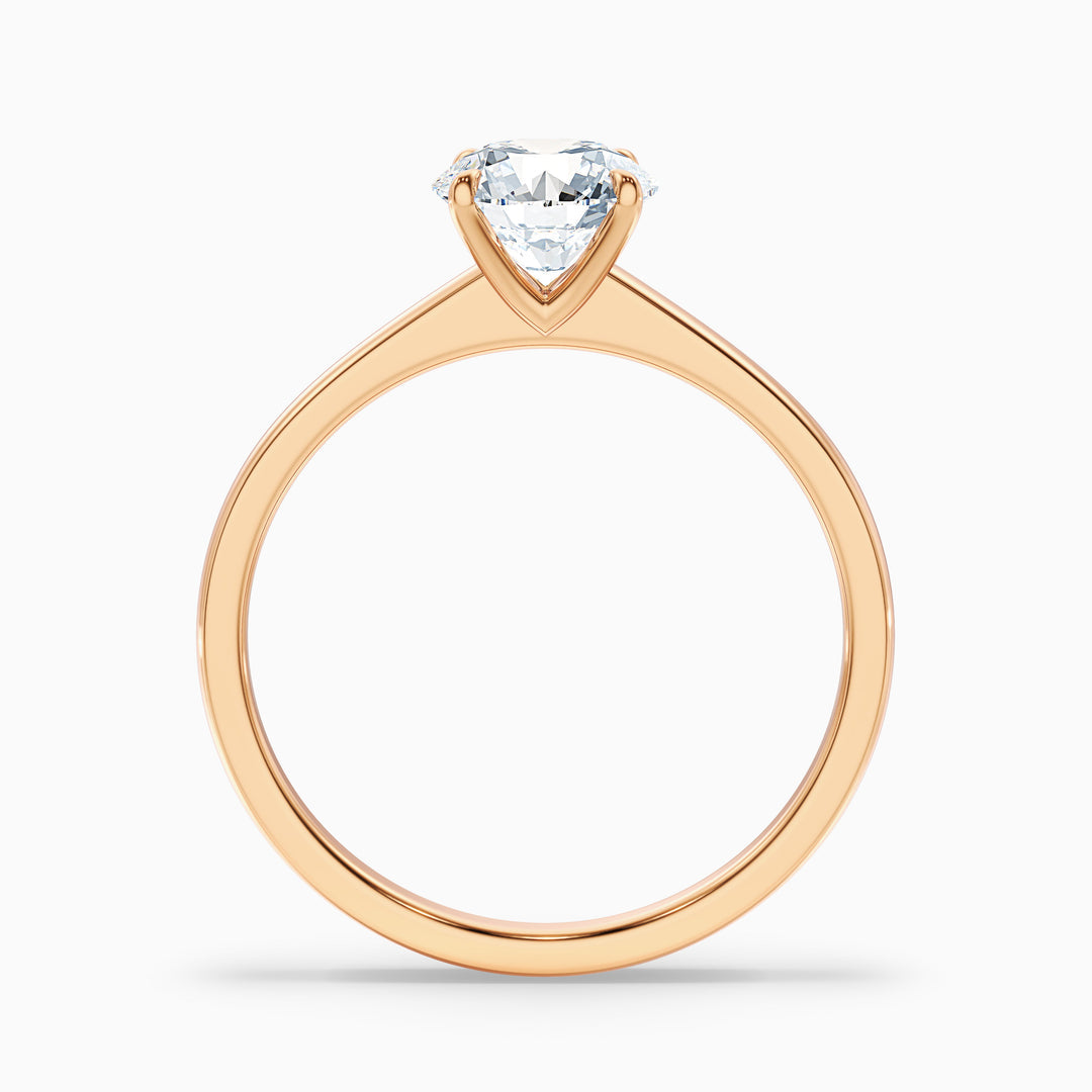 Soraya Round Solitaire Lab Grown Engagement Ring