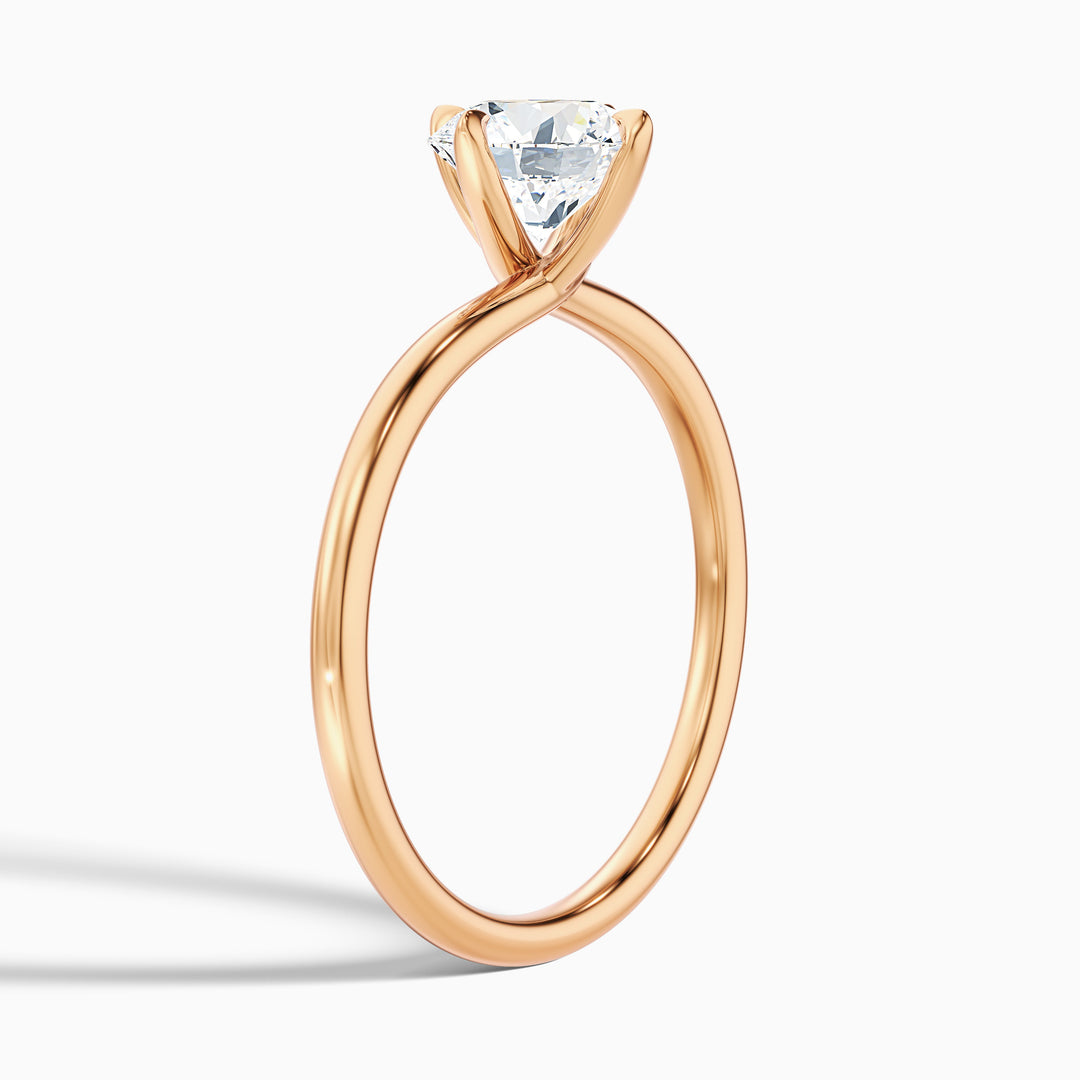 Olinn Round Solitaire Lab Grown Engagement Ring