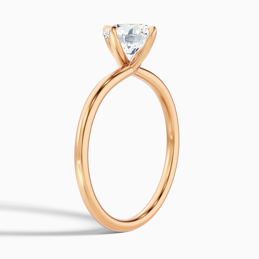 Olinn Round Solitaire Lab Grown Engagement Ring