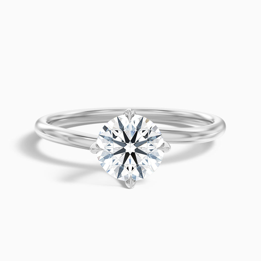 Olinn Round Solitaire Lab Grown Engagement Ring