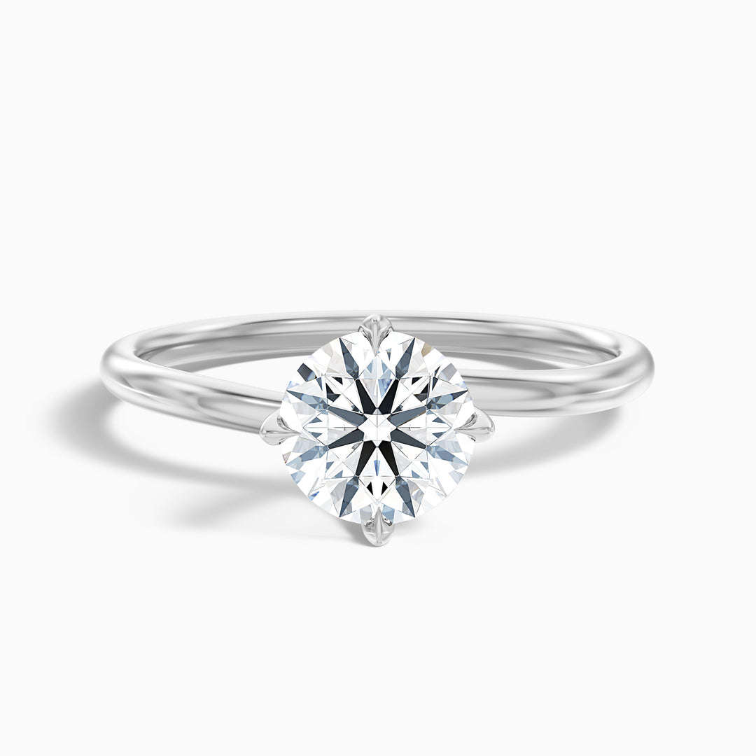 Olinn Round Solitaire Lab Grown Engagement Ring